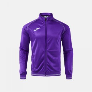 JOMA VINTAGE ECO RETRO FULL ZIP SWEATSHIRT VIOLET GRAY