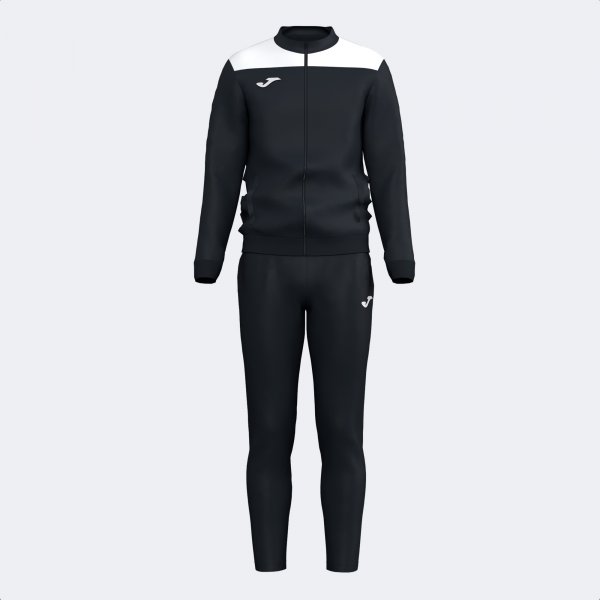 JOMA PHOENIX III TRACKSUIT BLACK WHITE