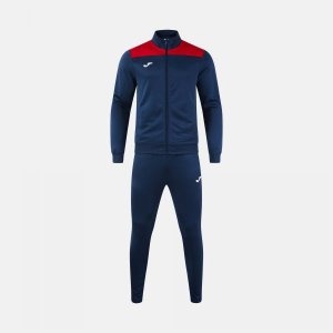 JOMA PHOENIX III TRACKSUIT DARK NAVY RED