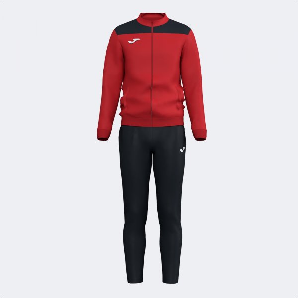 JOMA PHOENIX III TRACKSUIT RED BLACK