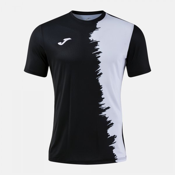 JOMA CITY III SHORT SLEEVE T-SHIRT BLACK WHITE