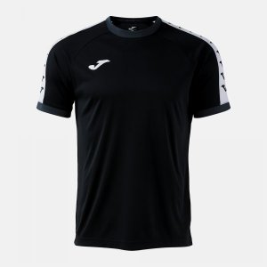 JOMA ICONO SHORT SLEEVE T-SHIRT BLACK DARK GRAY