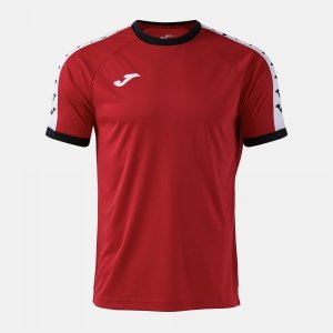 JOMA ICONO SHORT SLEEVE T-SHIRT RED BLACK