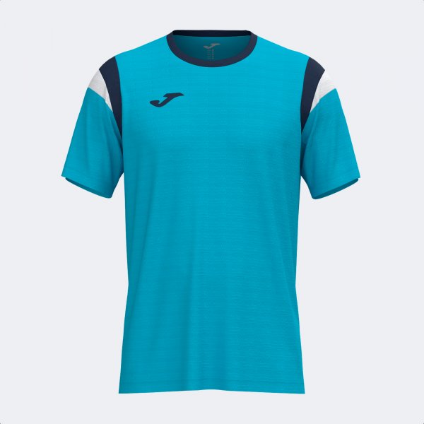JOMA TERRA SHORT SLEEVE T-SHIRT FLUOR TURQUOISE DARK NAVY