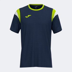 JOMA TERRA SHORT SLEEVE T-SHIRT DARK NAVY LIME