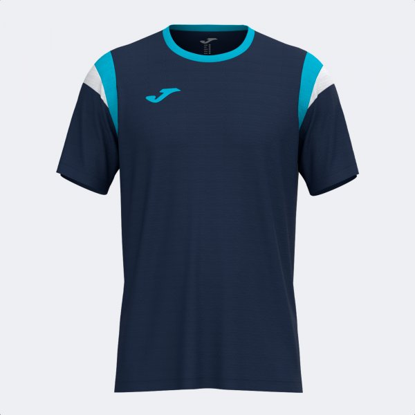 JOMA TERRA SHORT SLEEVE T-SHIRT DARK NAVY FLUOR TURQUOISE