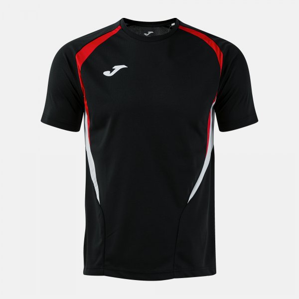 JOMA T-CHAMPIONSHIP SHORT SLEEVE T-SHIRT BLACK RED