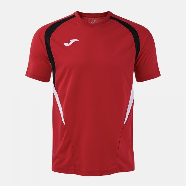 JOMA T-CHAMPIONSHIP SHORT SLEEVE T-SHIRT RED BLACK
