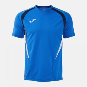 JOMA T-CHAMPIONSHIP SHORT SLEEVE T-SHIRT ROYAL BLUE DARK NAVY