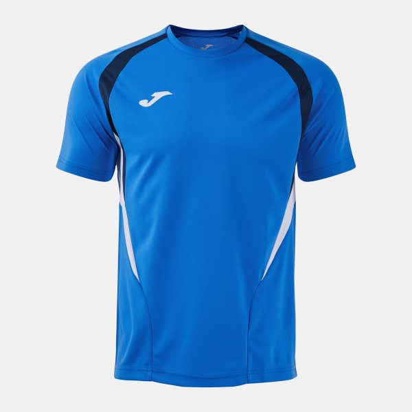 JOMA T-CHAMPIONSHIP SHORT SLEEVE T-SHIRT ROYAL BLUE DARK NAVY