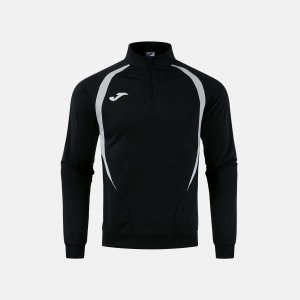 JOMA T-CHAMPIONSHIP SWEATSHIRT BLACK LIGHT GRAY
