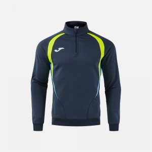 JOMA T-CHAMPIONSHIP SWEATSHIRT DARK NAVY FLUOR YELLOW