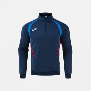 JOMA T-CHAMPIONSHIP SWEATSHIRT DARK NAVY ROYAL BLUE