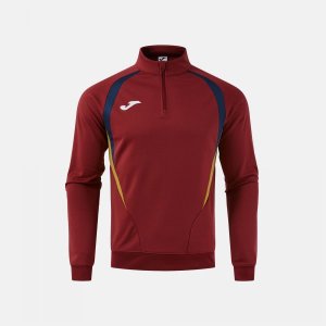 JOMA T-CHAMPIONSHIP SWEATSHIRT BURGUNDY NAVY BLUE