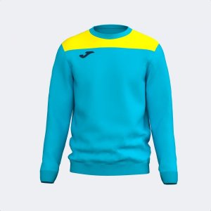 JOMA PHOENIX III SWEATSHIRT FLUOR TURQUOISE FLUOR YELLOW