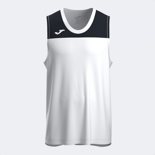 JOMA PHOENIX III SLEEVELESS SHIRT WHITE BLACK