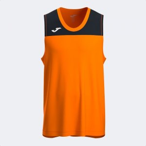 JOMA PHOENIX III SLEEVELESS SHIRT ORANGE BLACK