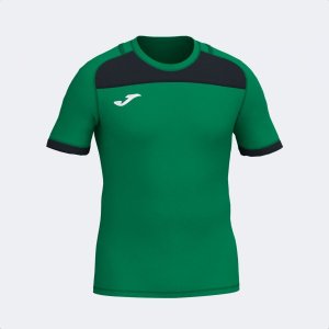 JOMA PHOENIX III SHORT SLEEVE T-SHIRT GREEN BLACK