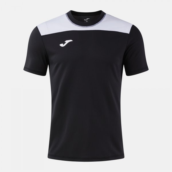 JOMA PHOENIX III SHORT SLEEVE T-SHIRT BLACK WHITE