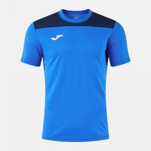 JOMA PHOENIX III SHORT SLEEVE T-SHIRT ROYAL BLUE DARK NAVY