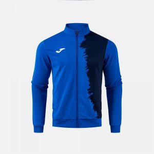 JOMA CITY III FULL ZIP SWEATSHIRT ROYAL BLUE DARK NAVY