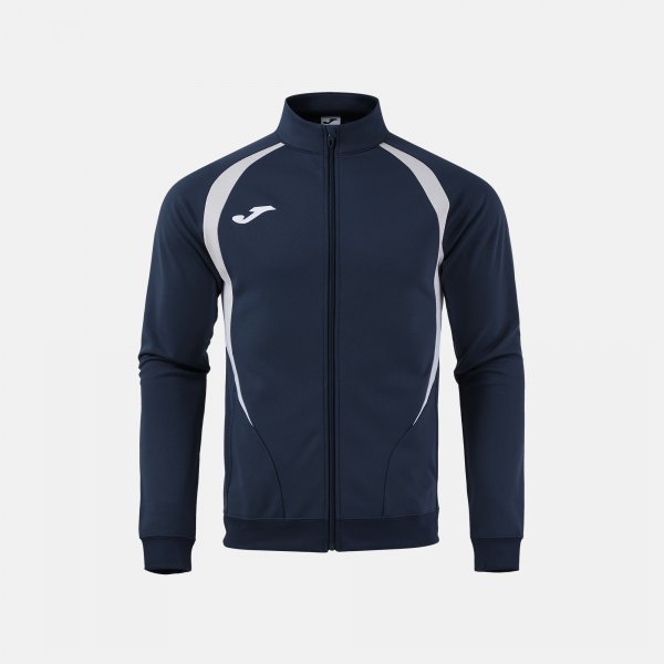 JOMA CHAMPIONSHIP 20 FULL ZIP SWEATSHIRT NAVY BLUE GRAY
