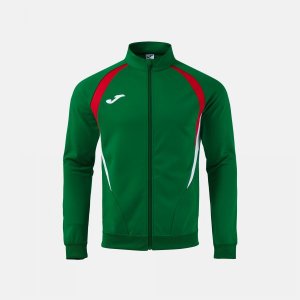 JOMA CHAMPIONSHIP 20 FULL ZIP SWEATSHIRT GREEN RED