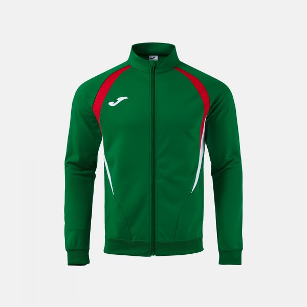 JOMA CHAMPIONSHIP 20 FULL ZIP SWEATSHIRT GREEN RED