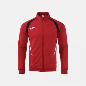JOMA CHAMPIONSHIP 20 FULL ZIP SWEATSHIRT RED BLACK