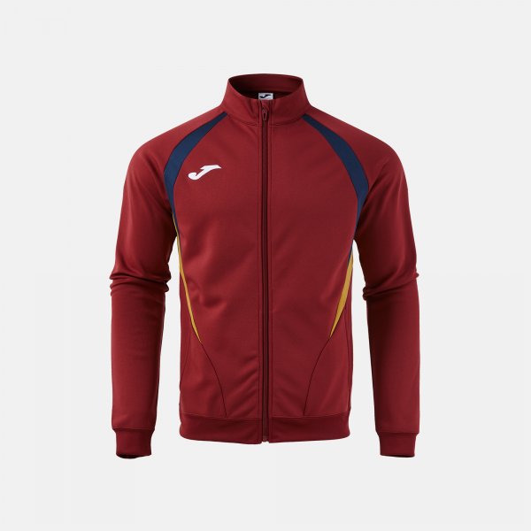 JOMA CHAMPIONSHIP 20 FULL ZIP SWEATSHIRT DARK RED DARK NAVY