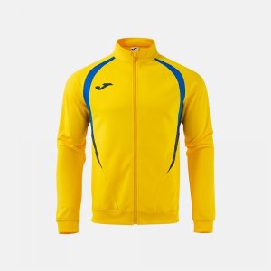 JOMA CHAMPIONSHIP 20 FULL ZIP SWEATSHIRT YELLOW ROYAL BLUE