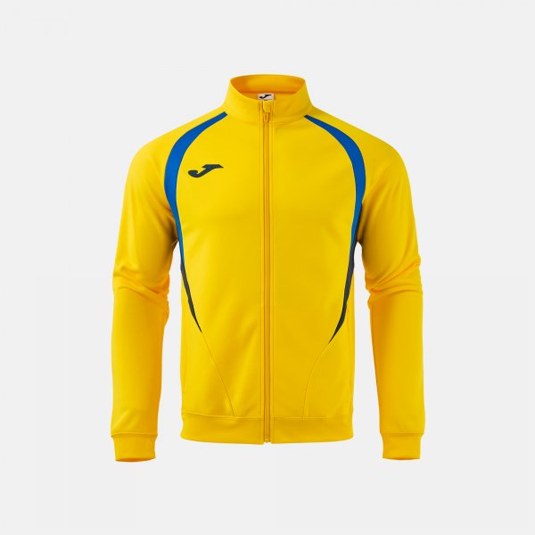 JOMA CHAMPIONSHIP 20 FULL ZIP SWEATSHIRT YELLOW ROYAL BLUE
