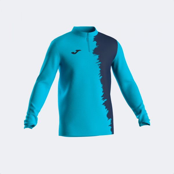 JOMA CITY III SWEATSHIRT FLUOR TURQUOISE DARK NAVY