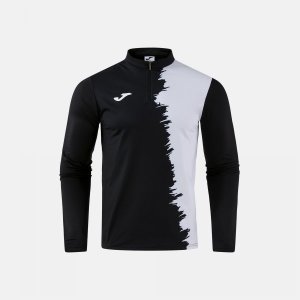 JOMA CITY III SWEATSHIRT BLACK WHITE