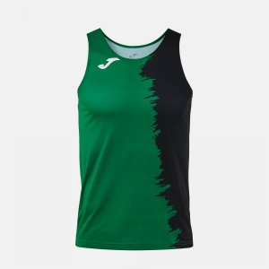 JOMA CITY III TANK TOP GREEN BLACK