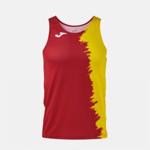 JOMA CITY III TANK TOP RED YELLOW