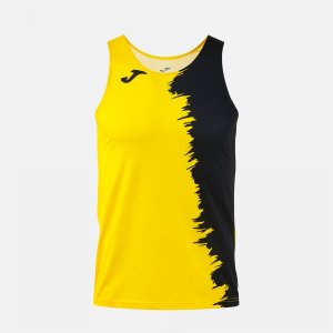JOMA CITY III TANK TOP YELLOW BLACK