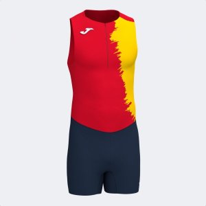 JOMA CITY III SPORT SUIT RED YELLOW