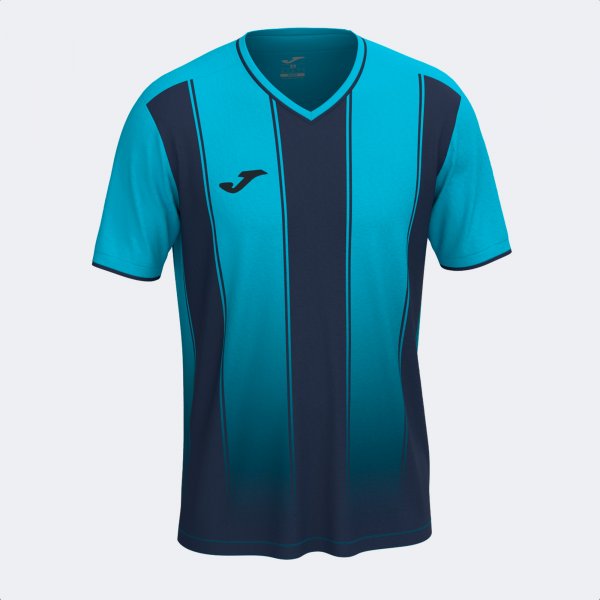 JOMA TIGER VIII SHORT SLEEVE T-SHIRT FLUOR TURQUOISE DARK NAVY