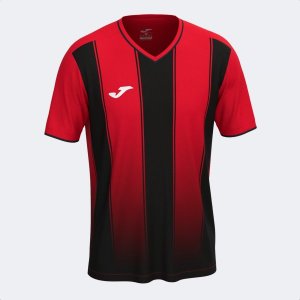 JOMA TIGER VIII SHORT SLEEVE T-SHIRT RED BLACK