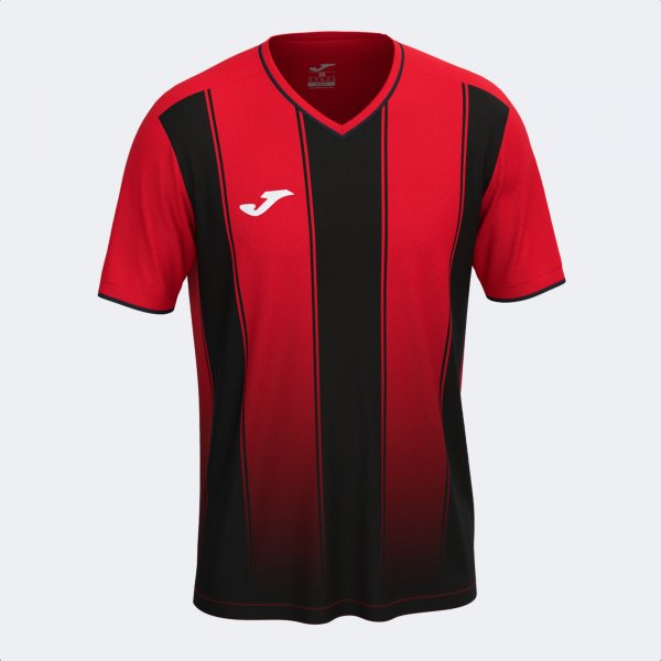 JOMA TIGER VIII SHORT SLEEVE T-SHIRT RED BLACK
