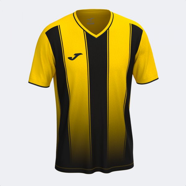 JOMA TIGER VIII SHORT SLEEVE T-SHIRT YELLOW BLACK