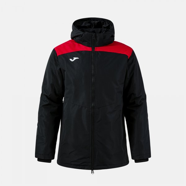 JOMA GLACIER ANORAK BLACK RED