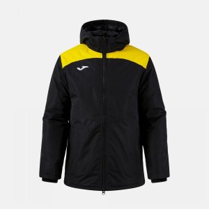 JOMA GLACIER ANORAK BLACK YELLOW