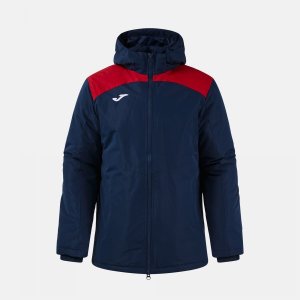 JOMA GLACIER ANORAK DARK NAVY RED