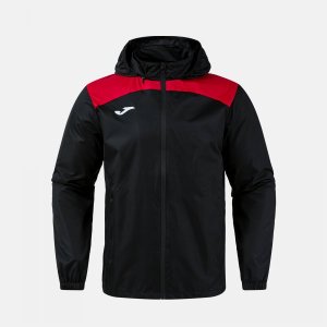 JOMA GLACIER RAINCOAT BLACK RED
