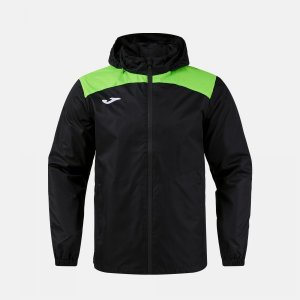 JOMA GLACIER RAINCOAT BLACK FLUOR GREEN