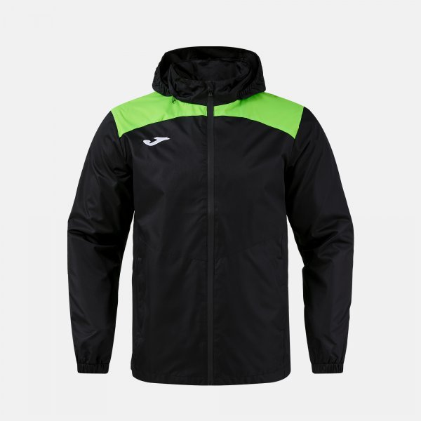JOMA GLACIER RAINCOAT BLACK FLUOR GREEN