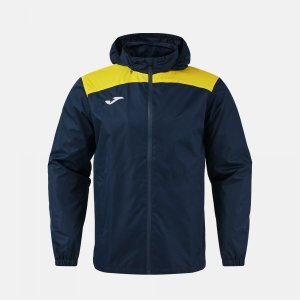 JOMA GLACIER RAINCOAT DARK NAVY YELLOW