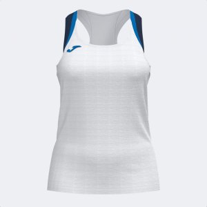 JOMA TERRA TANK TOP WHITE ROYAL BLUE